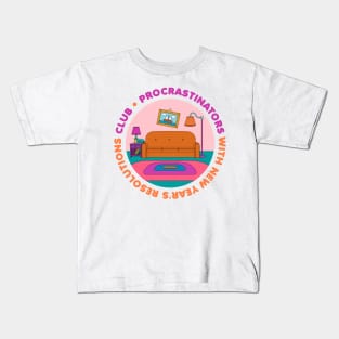 Procrastinators Club Kids T-Shirt